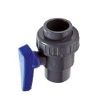 Einring-Klebemuffen-Kugelhahn 25mm PVC-U (Wasser)